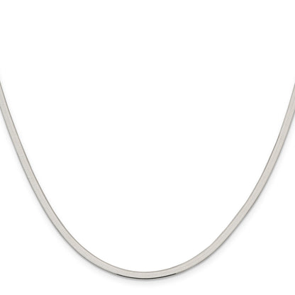 16 Inch Sterling Silver 3mm Magic Herringbone Chain Necklace