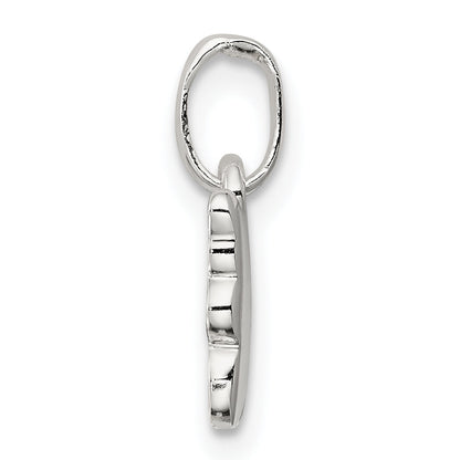 Sterling Silver Enamel Kid'S Butterfly Pendant