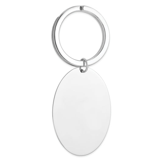 Sterling Silver Rhodium-Plated Key Chain