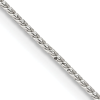 16 Inch Sterling Silver .95mm Round Franco Chain Necklace