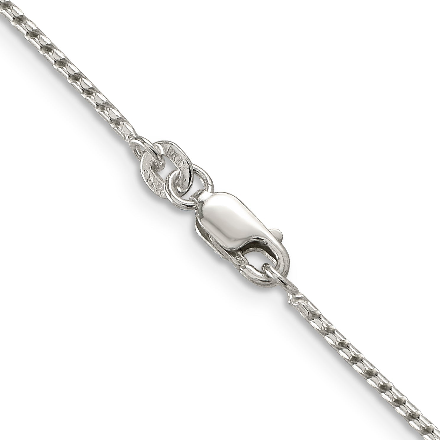 24 Inch Sterling Silver 1.25mm Round Franco Chain Necklace