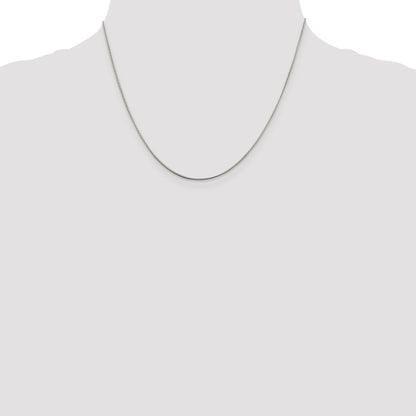 18 Inch Sterling Silver .8mm Snake Chain W/2In Ext.