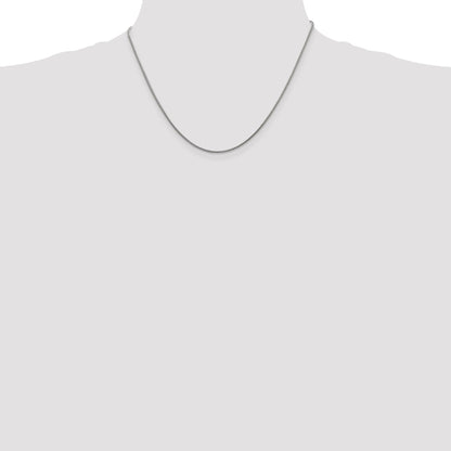 18 Inch Sterling Silver 1.2mm Snake Chain W/2In Ext.