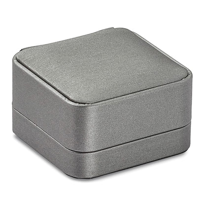 White Ice Sterling Silver Rhodium-plated Chanel-set Diamond Post Drop Earrings