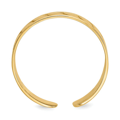 14K Yellow Gold Toe Ring