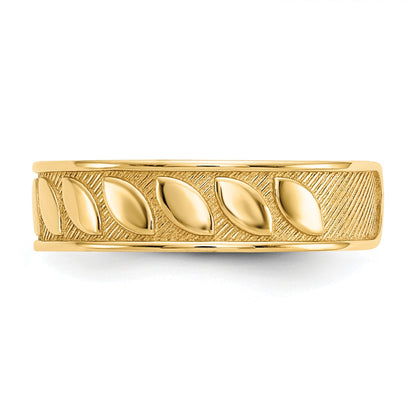 14K Yellow Gold Toe Ring