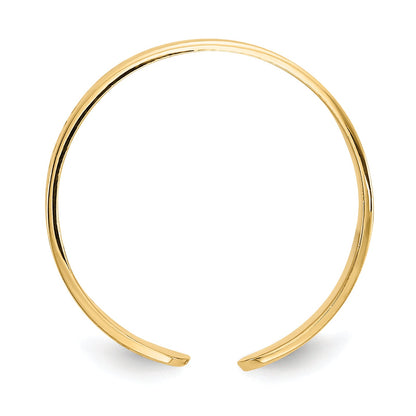 14K Yellow Gold Greek Key Toe Ring