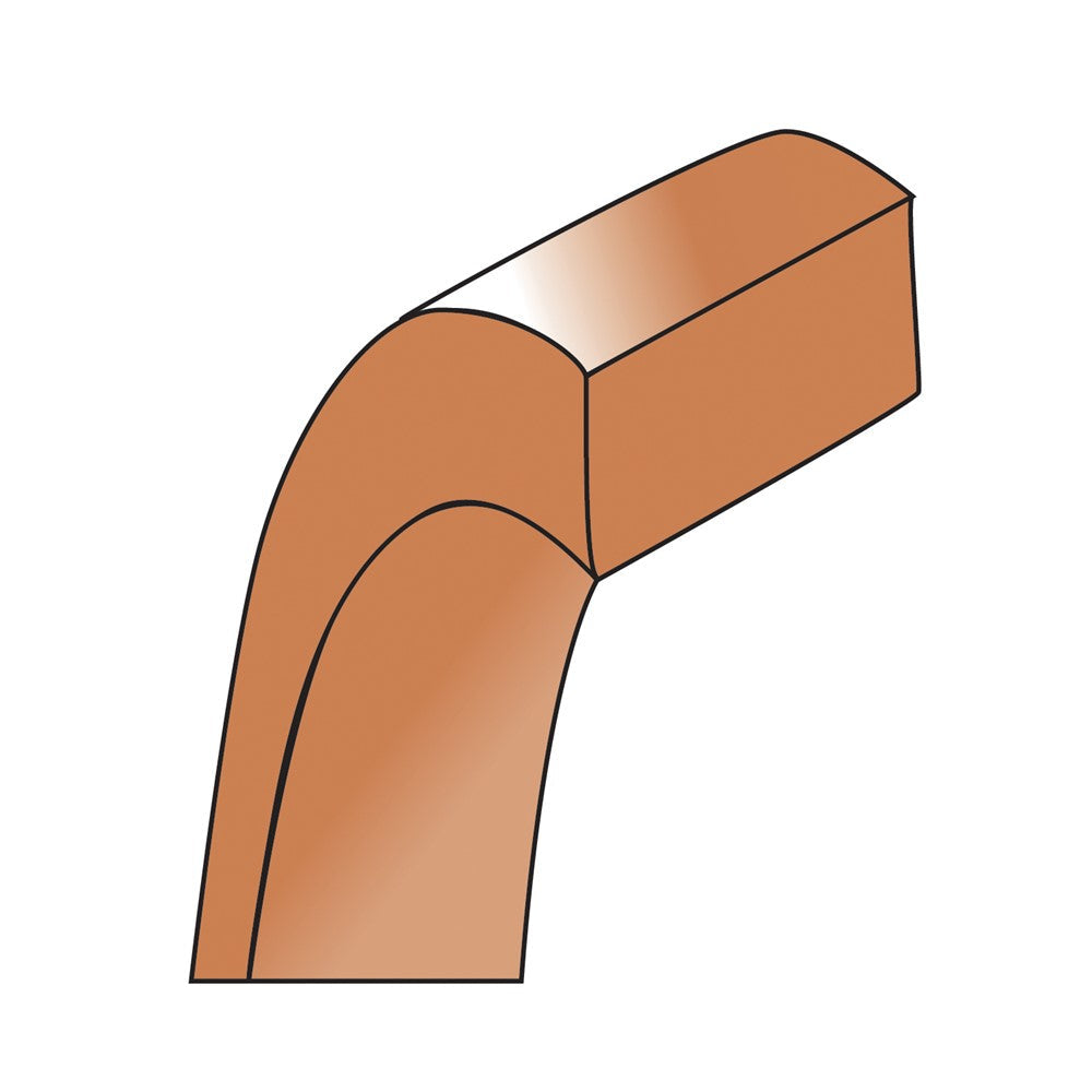 10k Rose Gold 4mm Lightweight Flat Wedding Band Ring