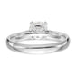 True Origin 14k White Gold 1 Ct. Certified Lab Grown Diamond VS/SI+ G+ Round Solitaire Engagement Ring