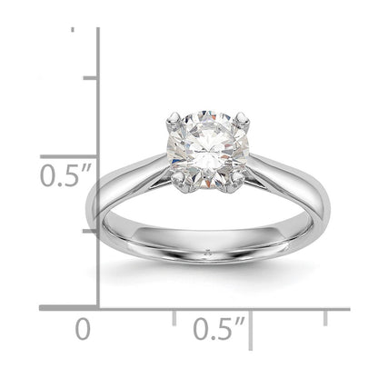 True Origin 14k White Gold 3/4 Ct. Certified Lab Grown Diamond VS/SI+ G+ Round Solitaire Engagement Ring