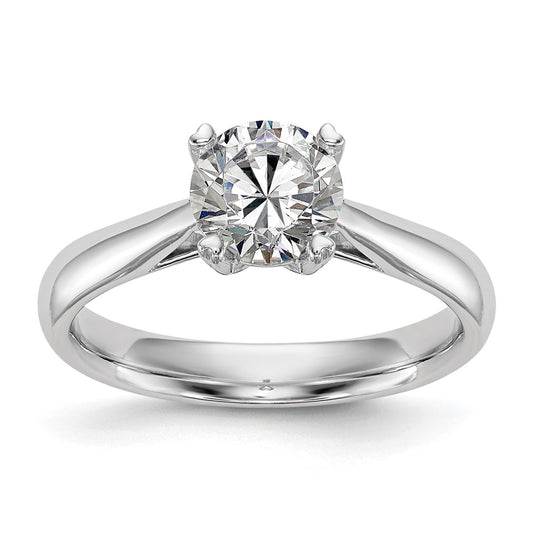 True Origin 14k White Gold 3/4 Ct. Certified Lab Grown Diamond VS/SI+ G+ Round Solitaire Engagement Ring