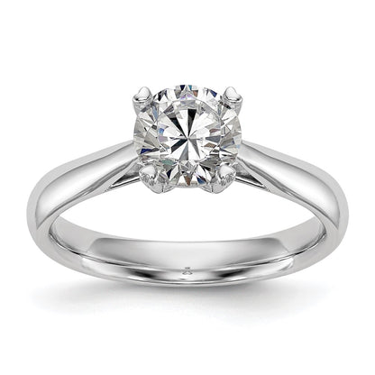 True Origin 14k White Gold 3/4 Ct. Lab Grown Diamond VS/SI+ G+ Round Solitaire Engagement Ring