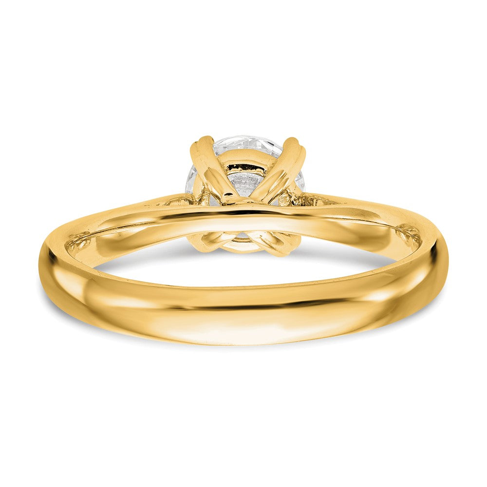 14k Yellow Gold True Origin 3/4 Ct. Certified Lab Grown Diamond VS/SI+ G+ Round Solitaire Engagement Ring