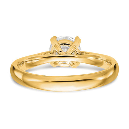 14k Yellow Gold True Origin 3/4 Ct. Certified Lab Grown Diamond VS/SI+ G+ Round Solitaire Engagement Ring