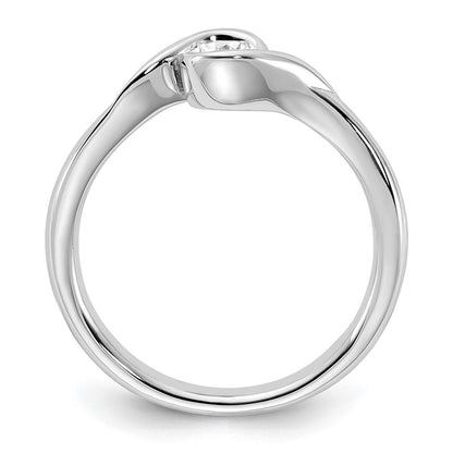 14k White Gold 1/4 Ct. Lab Grown Diamond VS/SI+ G+ Complete Round Solitaire Engagement Ring