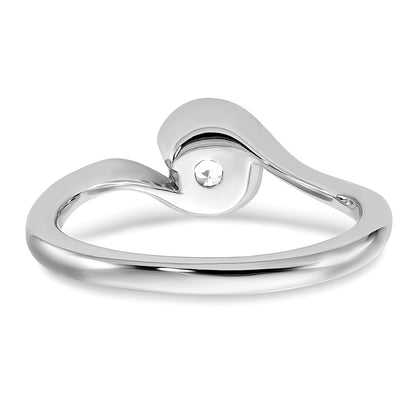 14k White Gold 1/2 Ct. Lab Grown Diamond VS/SI+ G+ Round Solitaire Engagement Ring