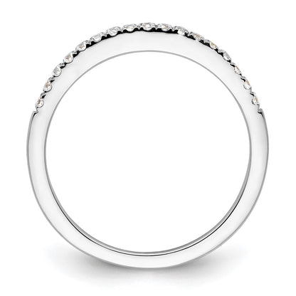 14K White Gold Lab Grown Diamond VS/SI+ G+ Wedding Band Ring