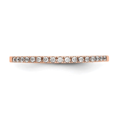 14K Rose Gold Lab Grown Diamond VS/SI+ G+ Wedding Band Ring
