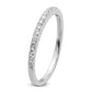 14k White Gold 1/4 Ct. Lab Grown Diamond VS/SI+ G+ Wedding Band Ring