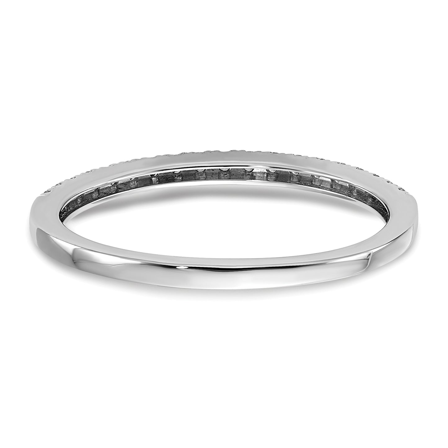 14k White Gold 1/5 Ct. Lab Grown Diamond VS/SI+ G+ Wedding Band Ring