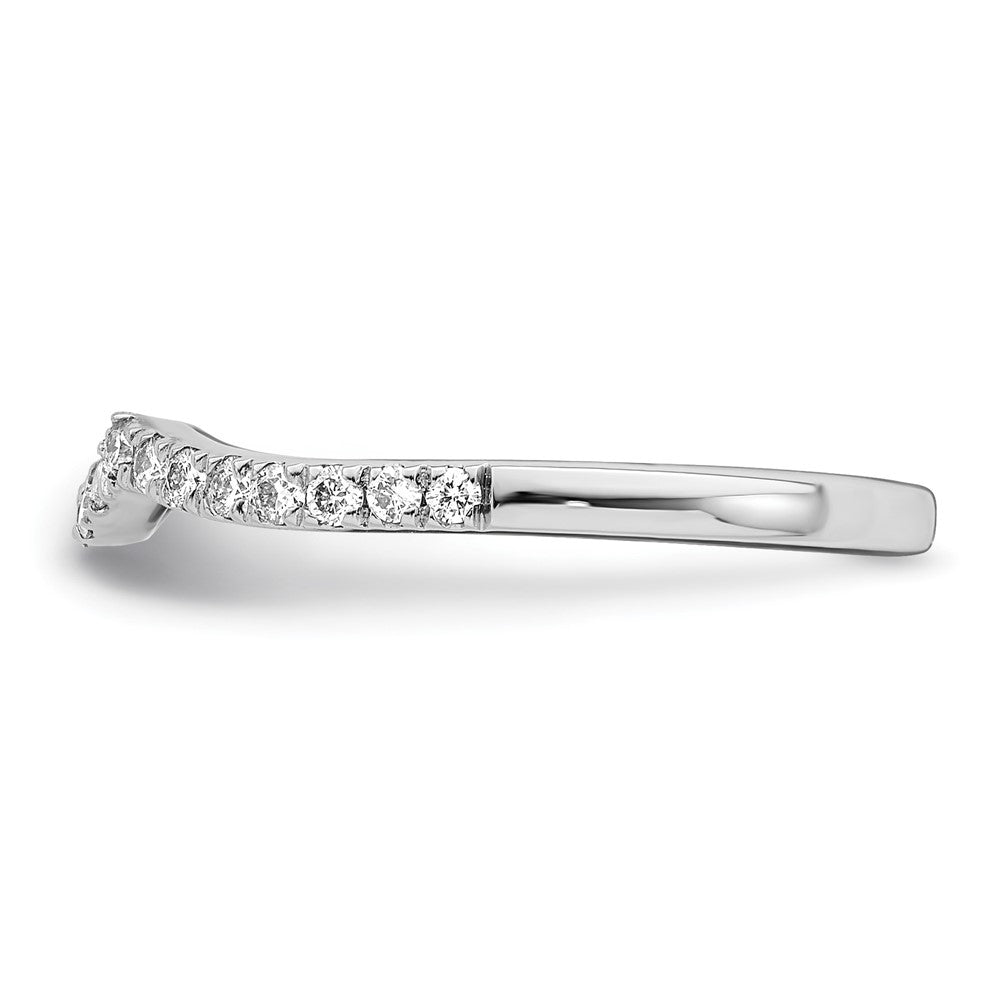 14K White Gold True Origin 1/4 Carat Lab Grown Diamond Vs/Si D E F Wedding Band