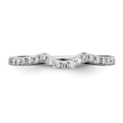 14K White Gold True Origin 1/4 Carat Lab Grown Diamond Vs/Si D E F Wedding Band