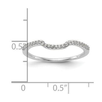14K White Gold Lab Grown VS/SI+ G+ Diamond Wedding Band Ring