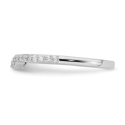 14K White Gold True Origin 1/4 Carat Lab Grown Diamond Vs/Si D E F Wedding Band
