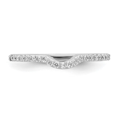 14K White Gold True Origin 1/4 Carat Lab Grown Diamond Vs/Si D E F Wedding Band
