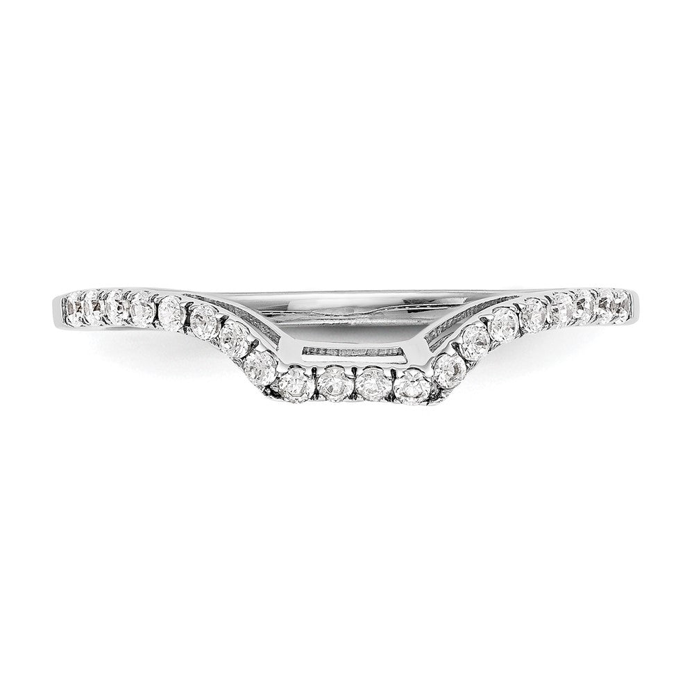 14K White Gold True Origin 1/5 Carat Lab Grown Diamond Vs D E F Wedding Band