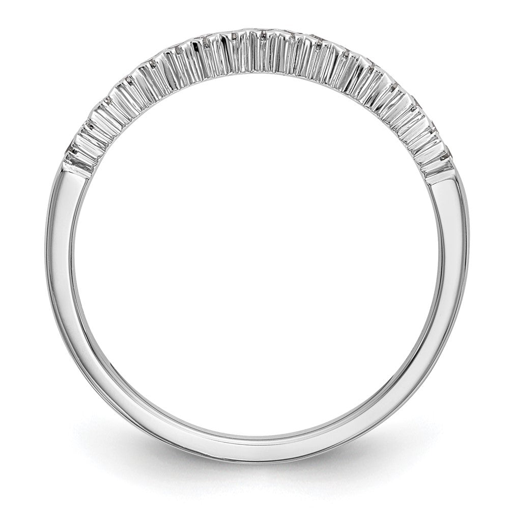 14K White Gold Complete Real Diamond Cluster Engagement Ring