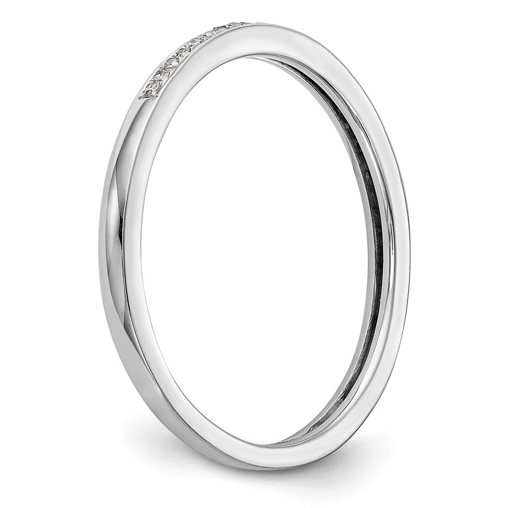 14K White Gold Lab Grown VS/SI+ G+ Diamond Set of 2 Wedding Band Rings