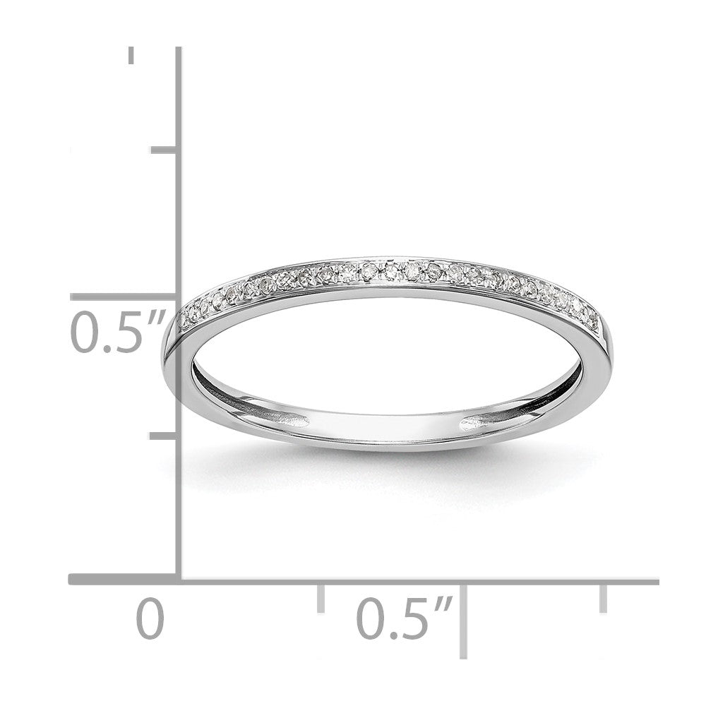 10K White Gold Lab Grown VS/SI+ G+ Diamond Set of 2 Wedding Band Rings