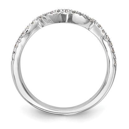 14k White Gold 14kw Lab Grown Diamond SI1/SI2, G H I, Wedding Band Ring