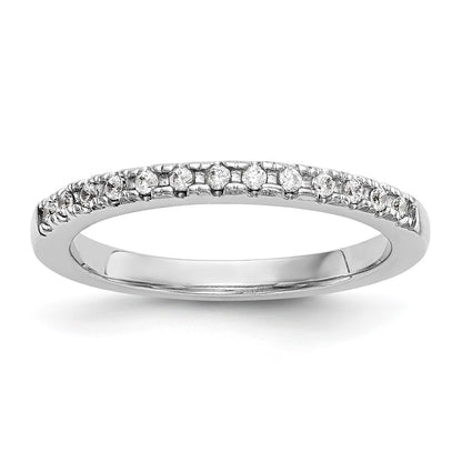14K White Gold Lab Grown Diamond VS/SI+ G+ Wedding Band Ring