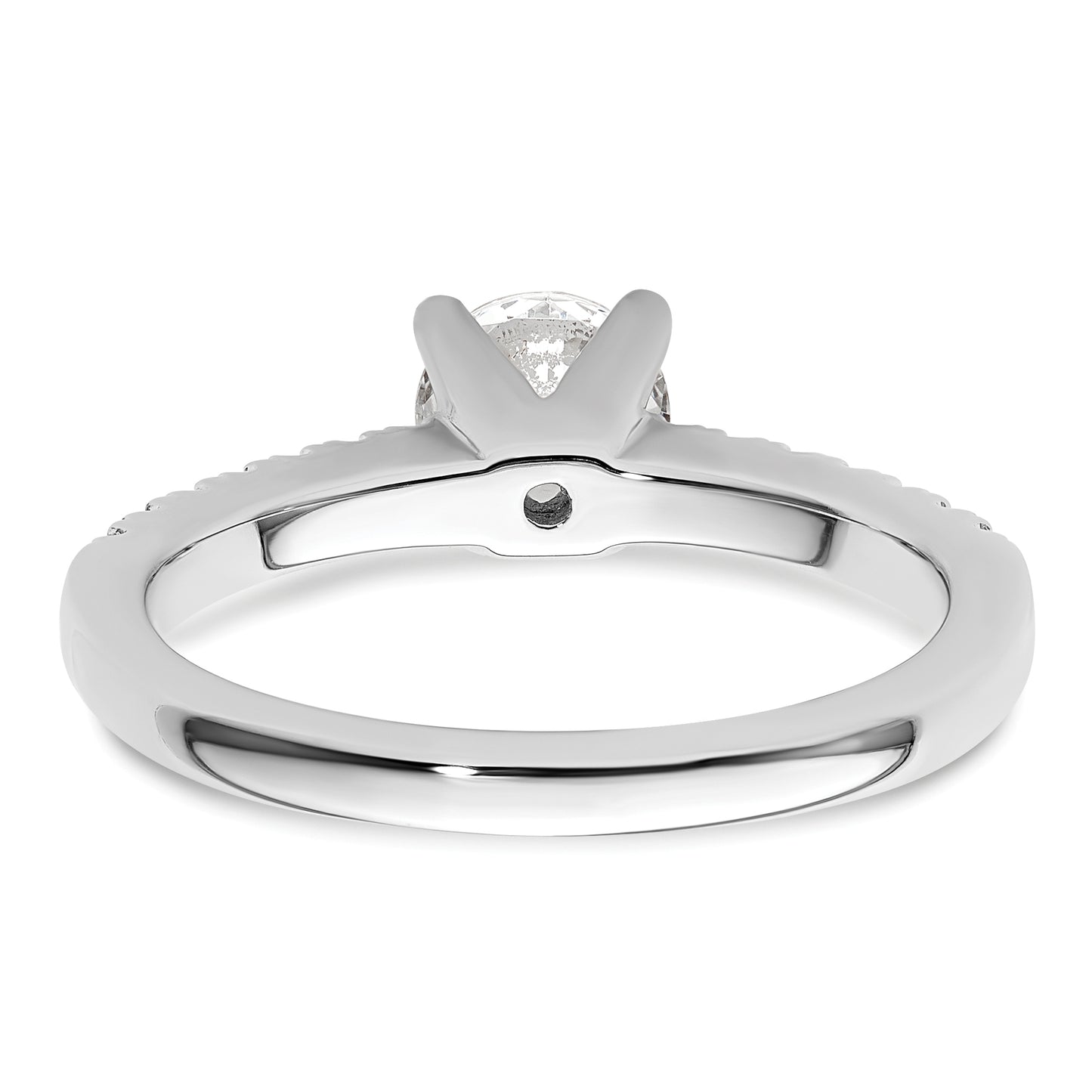 14K White Gold Lab Grown Diamond VS/SI FGH Engagement Ring