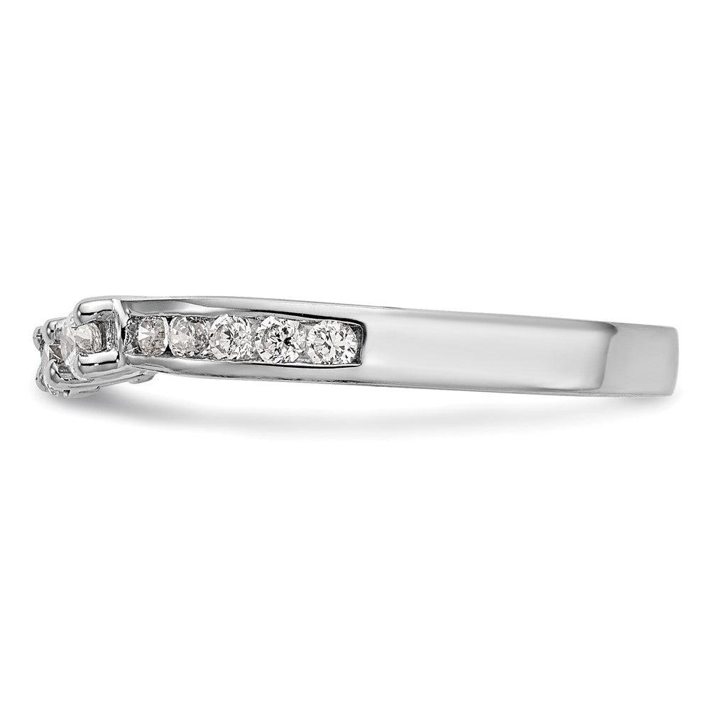 14k White Gold 1/2 Ct. Lab Grown Diamond VS/SI+ G+ Wedding Band Ring