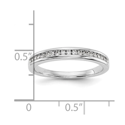 14k White Gold Lab Grown VS/SI+ G+ Diamond Wedding Band Ring