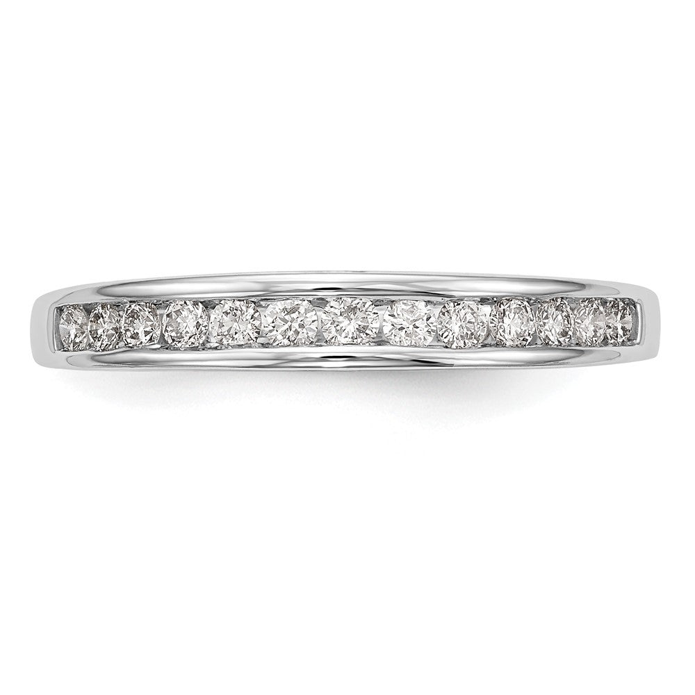 14k White Gold 1/3 Ct. Lab Grown Diamond VS/SI+ G+ Wedding Band Ring