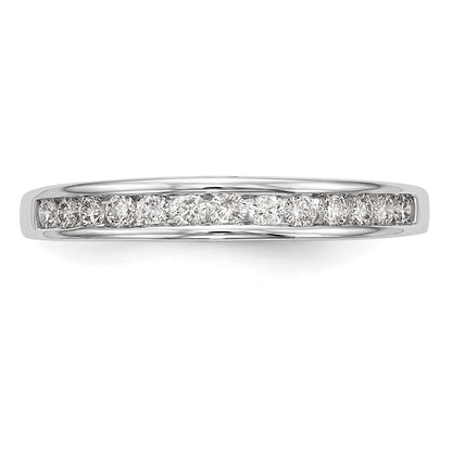 14k White Gold 1/3 Ct. Lab Grown Diamond VS/SI+ G+ Wedding Band Ring
