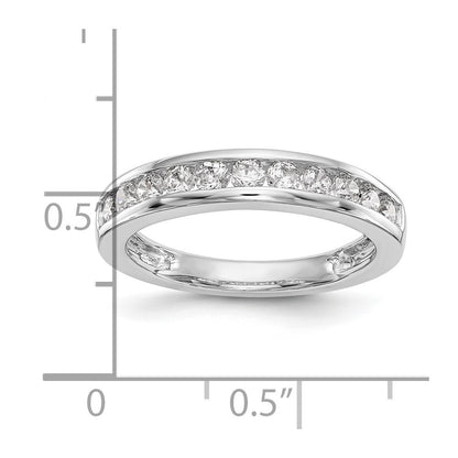 14k White Gold 3/4 Ct. Lab Grown Diamond VS/SI+ G+ Wedding Band Ring
