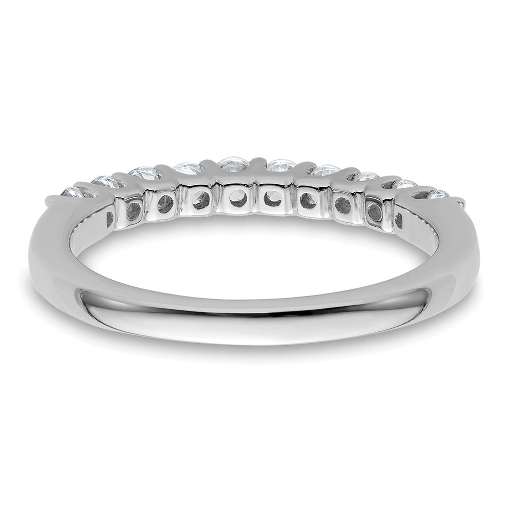 14k White Gold 1/2 Ct. Lab Grown Diamond VS/SI+ G+ Wedding Band Ring