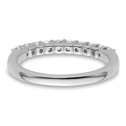 14k White Gold 1/2 Ct. Lab Grown Diamond VS/SI+ G+ Wedding Band Ring
