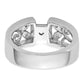 14k White Gold 1/20 Ct. Lab Grown Diamond VS/SI+ G+ Pet Set Engagement Ring