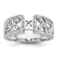 14k White Gold 1/20 Ct. Lab Grown Diamond VS/SI+ G+ Pet Set Engagement Ring