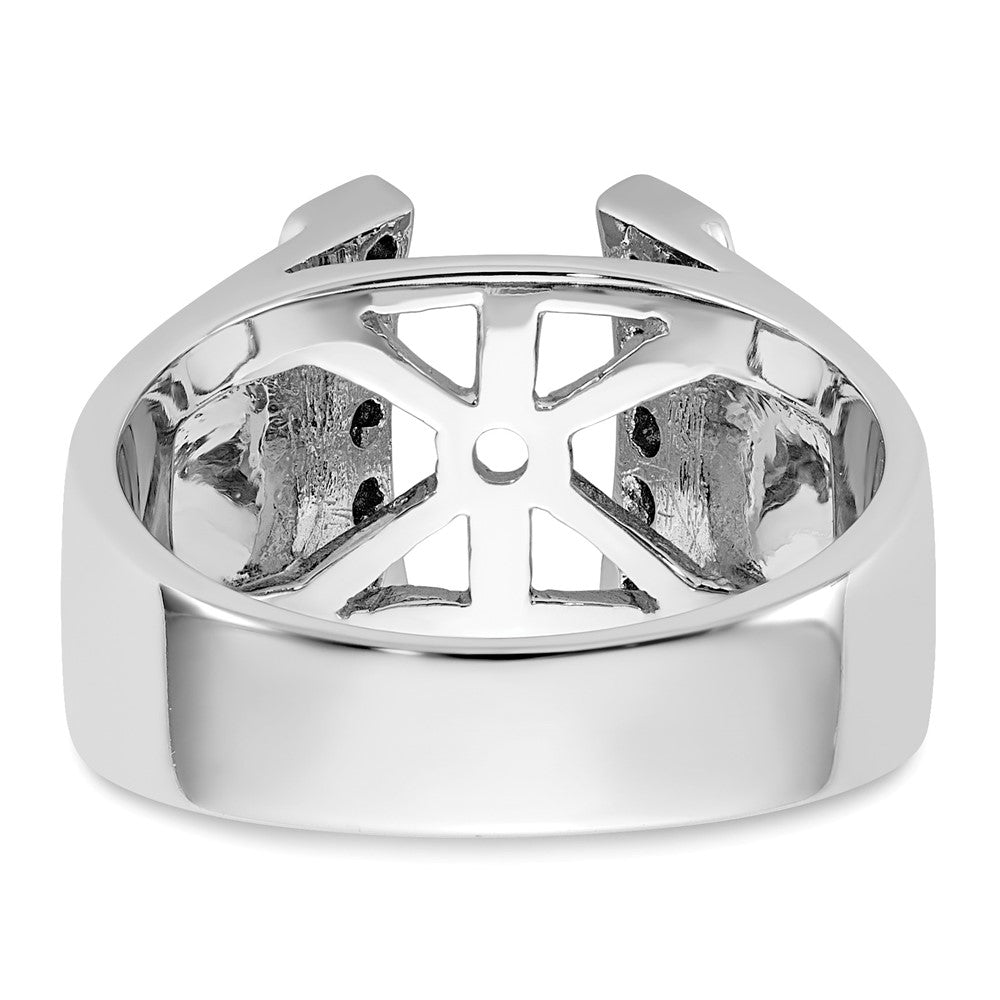 14k White Gold 1/4 Ct. Lab Grown Diamond VS/SI+ G+ Semi-Mount Peg Set Engagement Ring