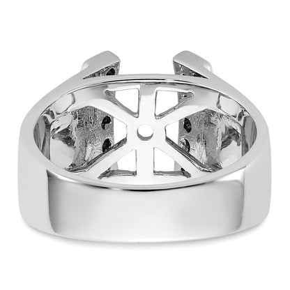 14k White Gold 1/4 Ct. Lab Grown Diamond VS/SI+ G+ Semi-Mount Peg Set Engagement Ring