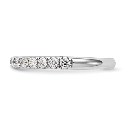 14k White Gold 1/2 Ct. Lab Grown Diamond VS/SI+ G+ Wedding Band Ring