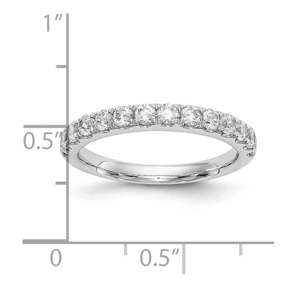 14k White Gold 3/4 Ct. Lab Grown Diamond VS/SI+ G+ Wedding Band Ring