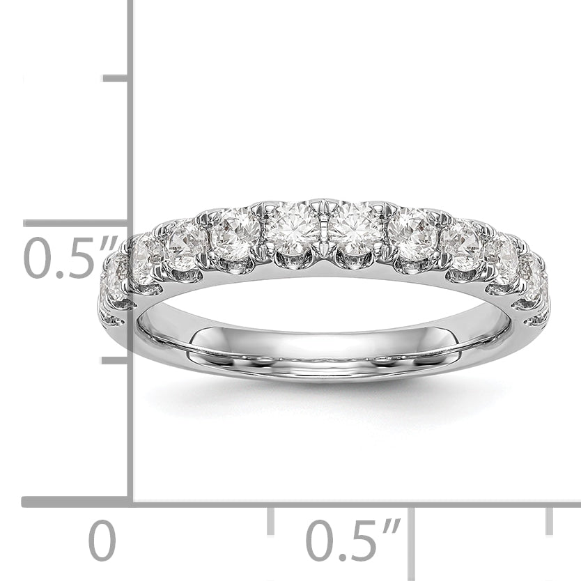 14k White Gold 7/8 Ct. Lab Grown Diamond VS/SI+ G+ Wedding Band Ring